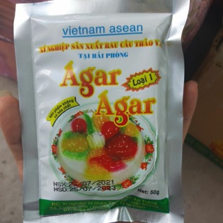 1 BỊCH RAU CÂU Thảo Vân Agar Agar  {50G}