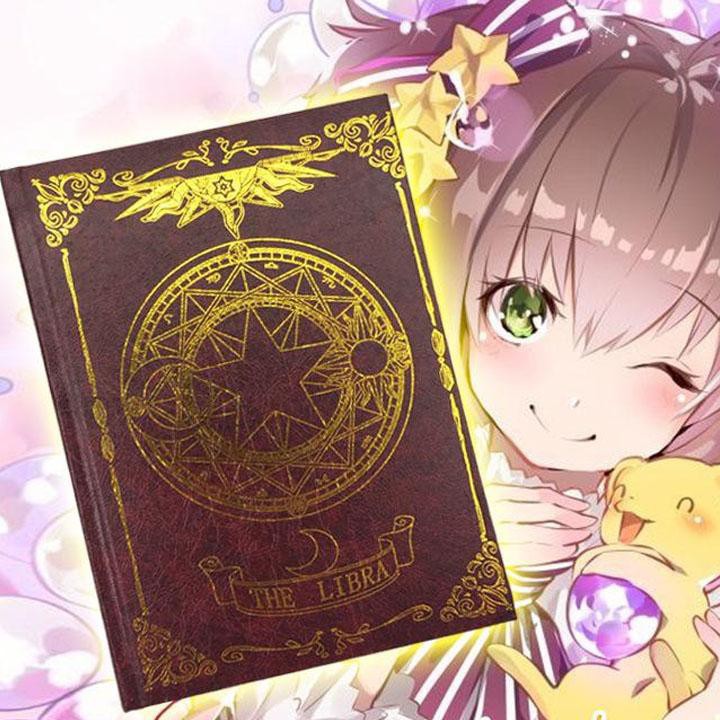 (150) Sổ tay Sakura anime bìa cứng kẻ ngang ghi chép ghi chú dụng cụ học tập