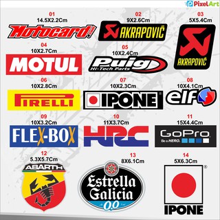 Nhãn Dán superbike motul Motorcard motogp gsx ninja r25 r15 (Giá Đơn Vị Mỗi Chiếc)