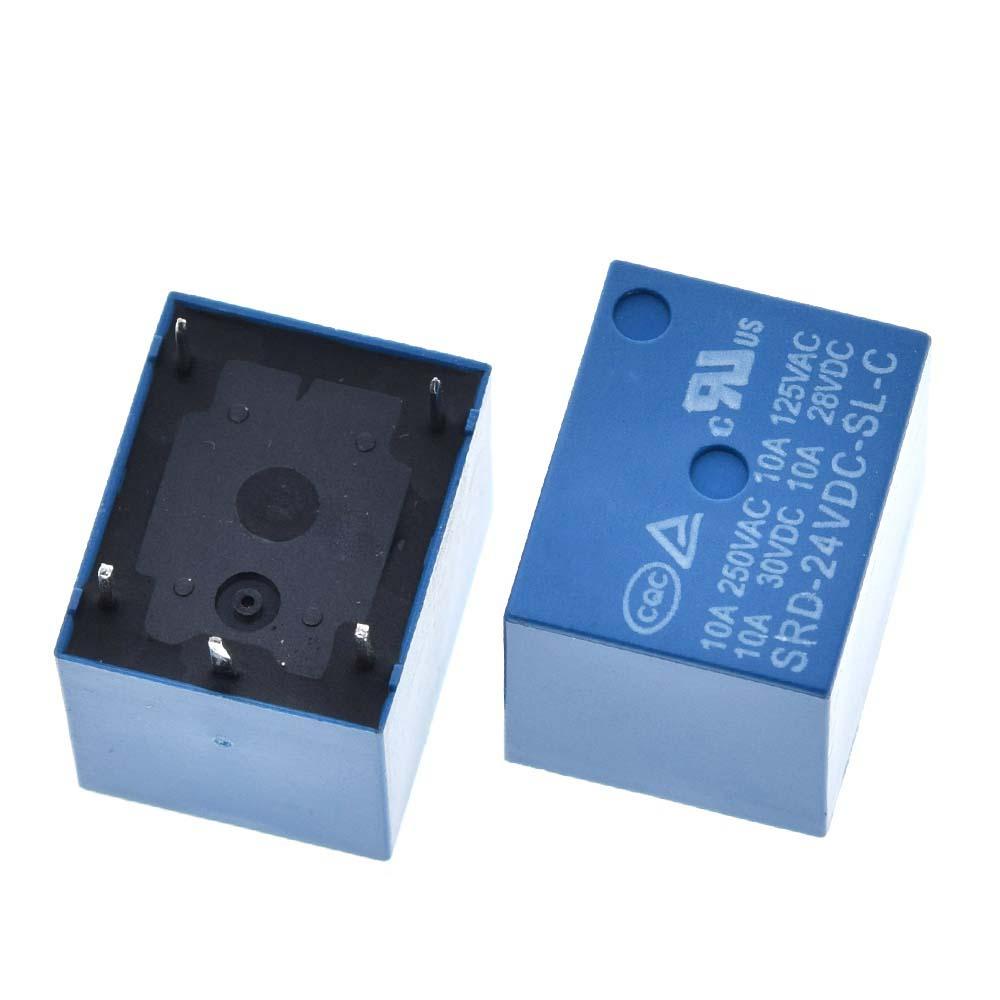 Mô Đun Rơ Le Điện Tử Thông Minh 250VAC SRD-09VDC-SL-C 3V 5V 6V 9V 12V 24V 48V 10A SRD-12VDC-SL-C