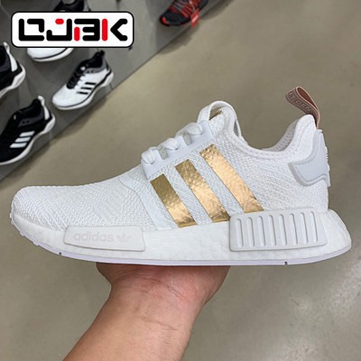[Discount]* Ready Stock*4color ori Adidas NMD Boost R1 PK Running shoes Women Men Sneakers