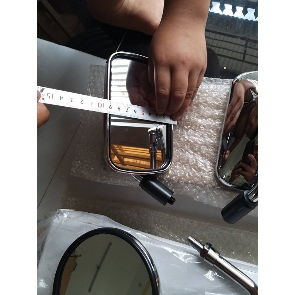 Kính hậu Gương chiếu hậu Suzuki GZ150A 125 vuông cho tất cả các dòng xe Honda, Yamaha, Suzuki Hàng chính hãng