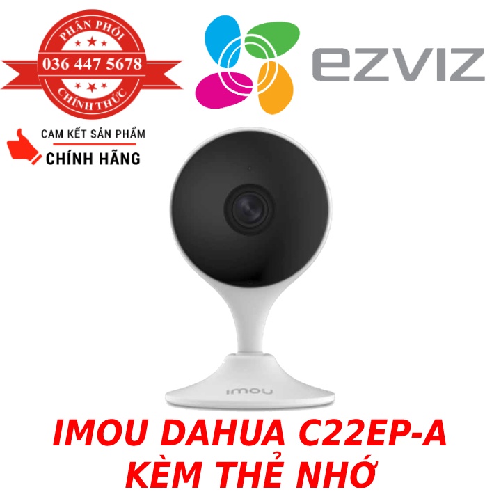 Camera C22EP IP hồng ngoại không dây 2.0 Megapixel DAHUA IPC-C22EP-IMOU - Hàng Chính Hãng