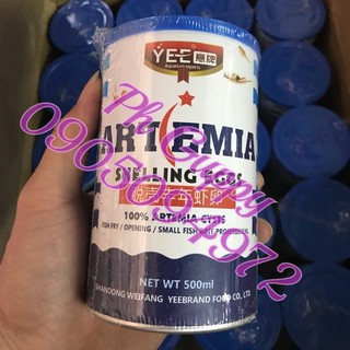 50gr Artemia tách vỏ sấy khô, cho cá ăn không cần ấp