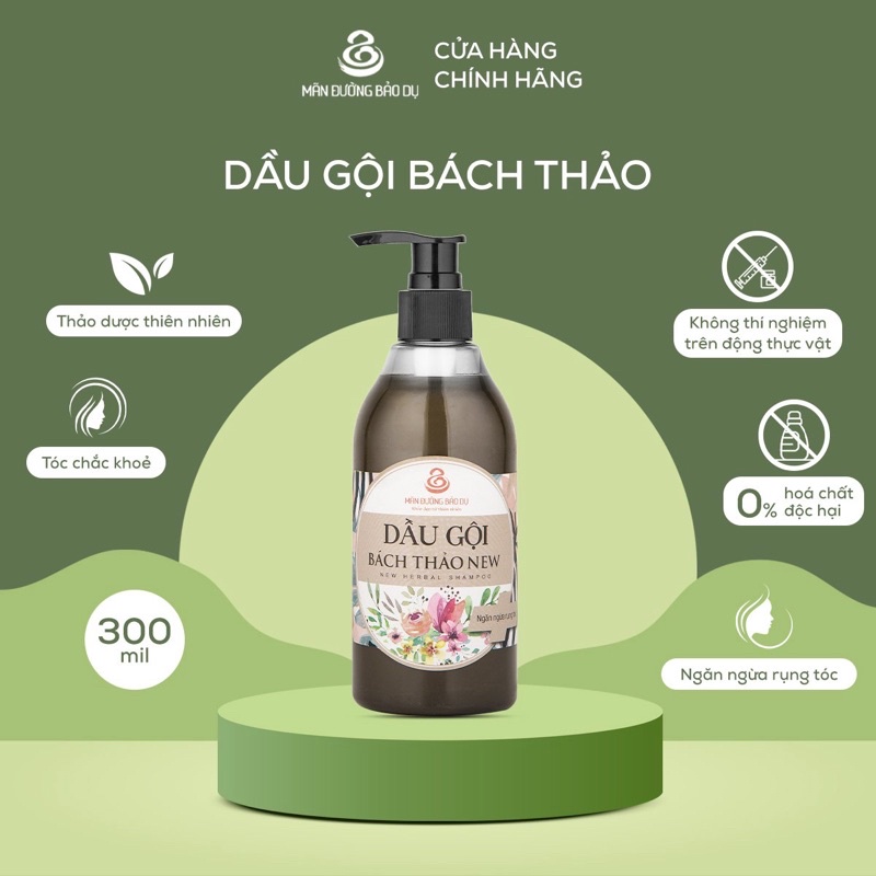 Dầu Gội Bach Thảo New - Ngăn Ngừa Rụng Tóc MÃN ĐƯỜNG BẢO DỤ