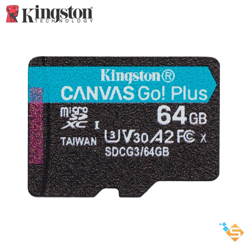 Thẻ Nhớ microSD Kingston 256GB 128GB 64GB Canvas Go! Plus U3 V30 Read 170MB/s SDCG3 - Bảo Hành Chính Hãng 5 Năm