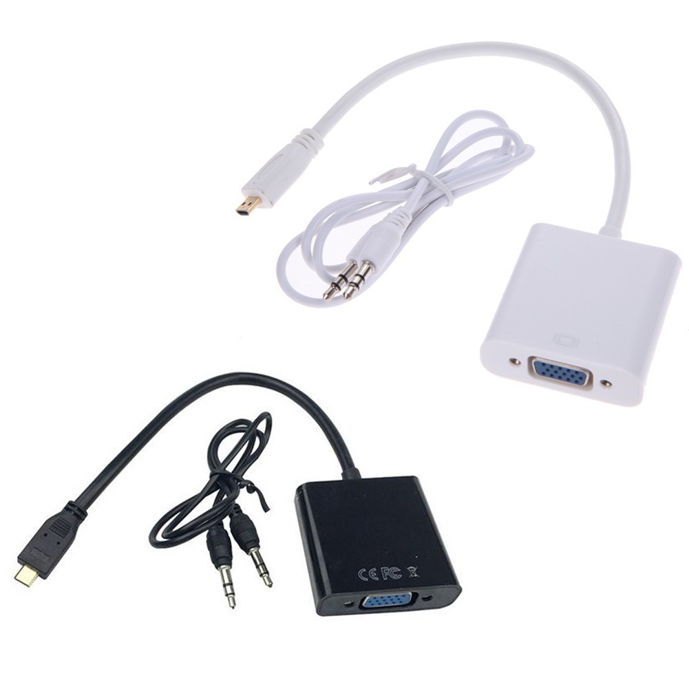 Cáp chuyển Micro HDMI to VGA + AV