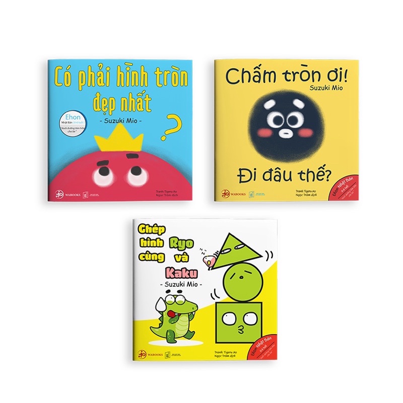 Sách - Ehon Wabooks Nhật [ Các Bộ Chọn Lọc Thích Nhất Cho Bé 0 - 6 Tuổi ]