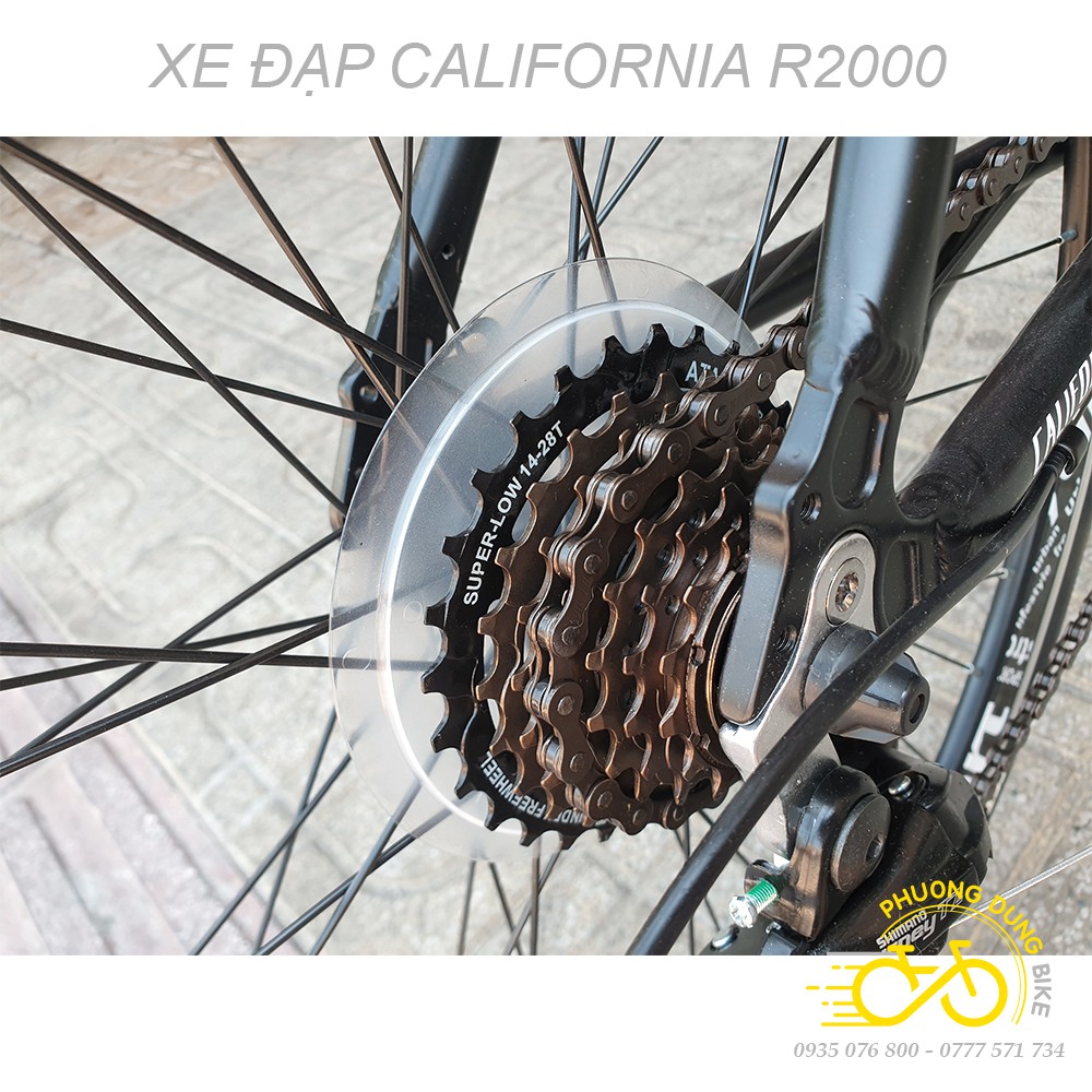 Xe đạp thể thao CALIFORNIA R2000 - Mẫu Road