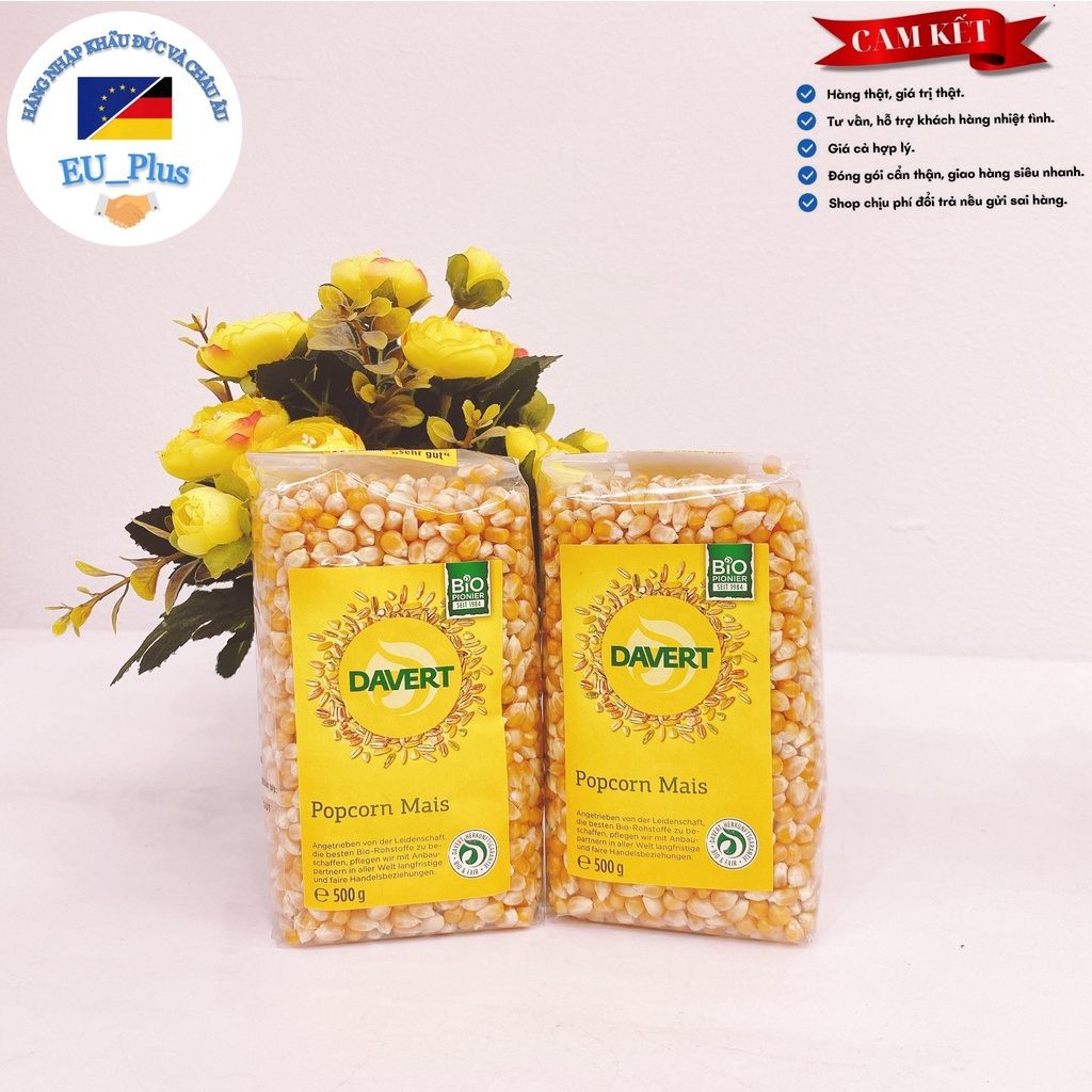 Hạt bỏng ngô hữu cơ 500g - Davert