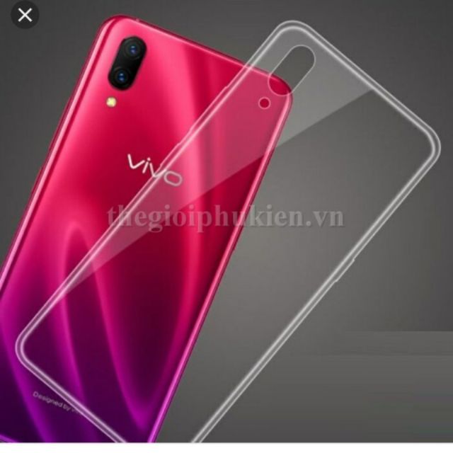 Ốp lưng dẻo cho vivo V11 silicon trong suốt (loại tốt)