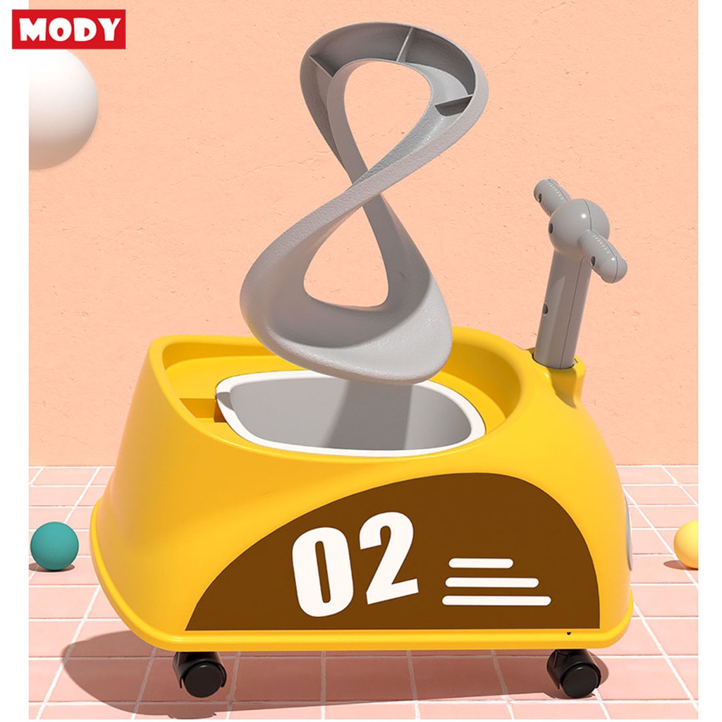 Bô vệ sinh cho bé kiểu ô tô có bánh xe Mody M5901