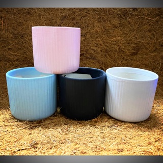 Chậu kẻ tăm men sứ bát tràng 7,5x7cm
