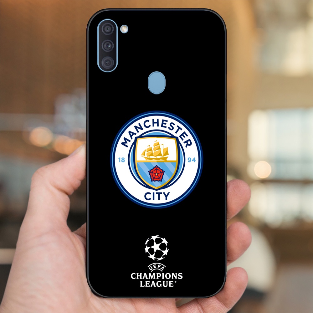 Ốp lưng Samsung A11, M11 viền đen in hình Manchester City MC