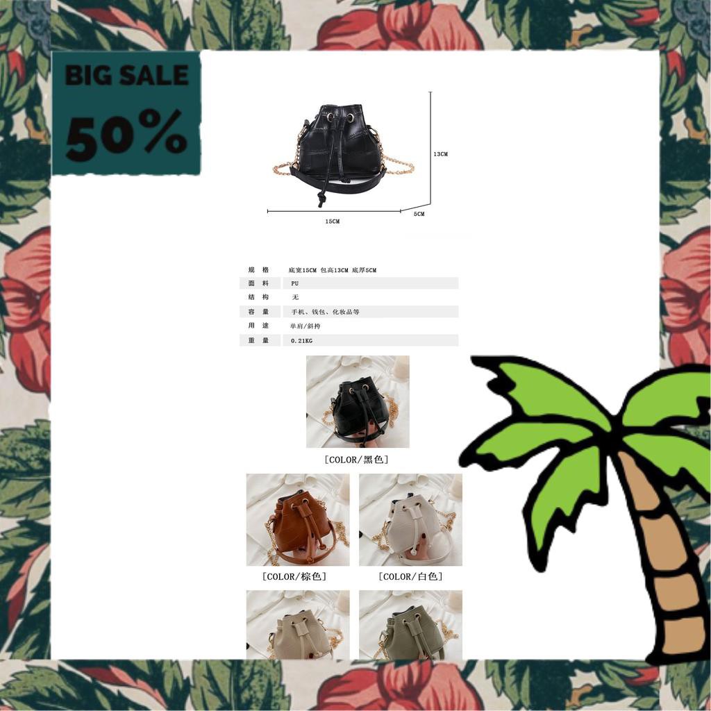 Túi Xách Nữ DA SẦN RÚT 3451 Xịn 15*13*5cm Quảng Châu