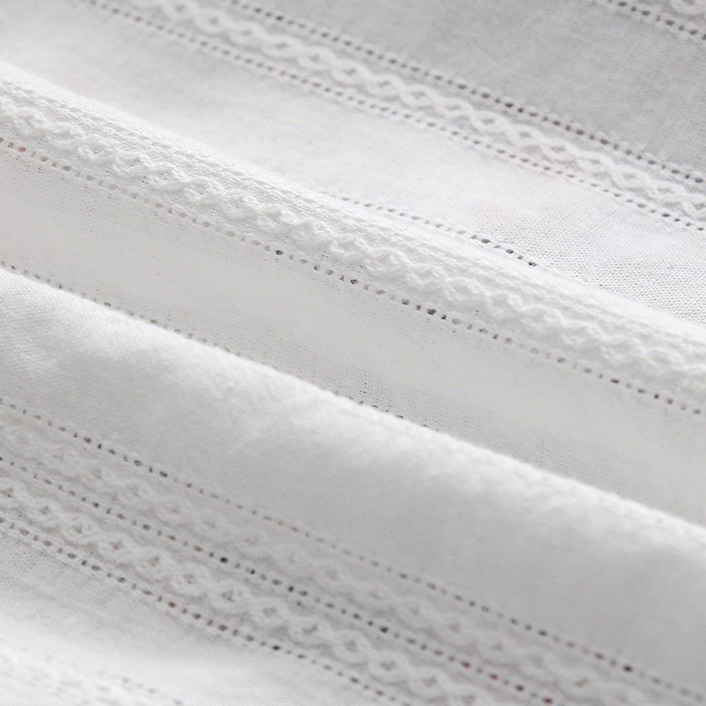 Áo kiểu TRẮNG  thêu hoa  maicuteshop