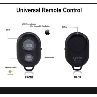 Remote bluetooth chụp hình điện thoại từ xa (màu đen)