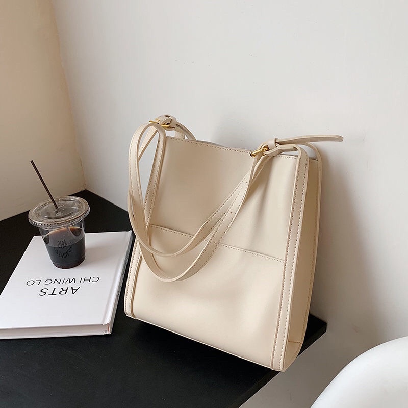 Túi tote chất da PU phong cách Hàn Quốc