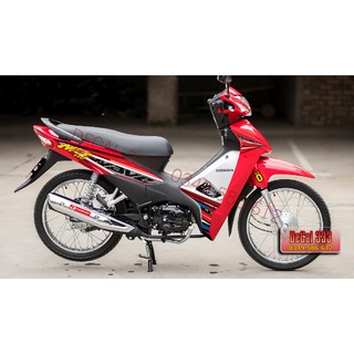 Tem Rời WAVE ALPHA 110 Mẫu NICE VẠCH ĐỎ 831134 (Tem chế 3 lớp chống phai màu)