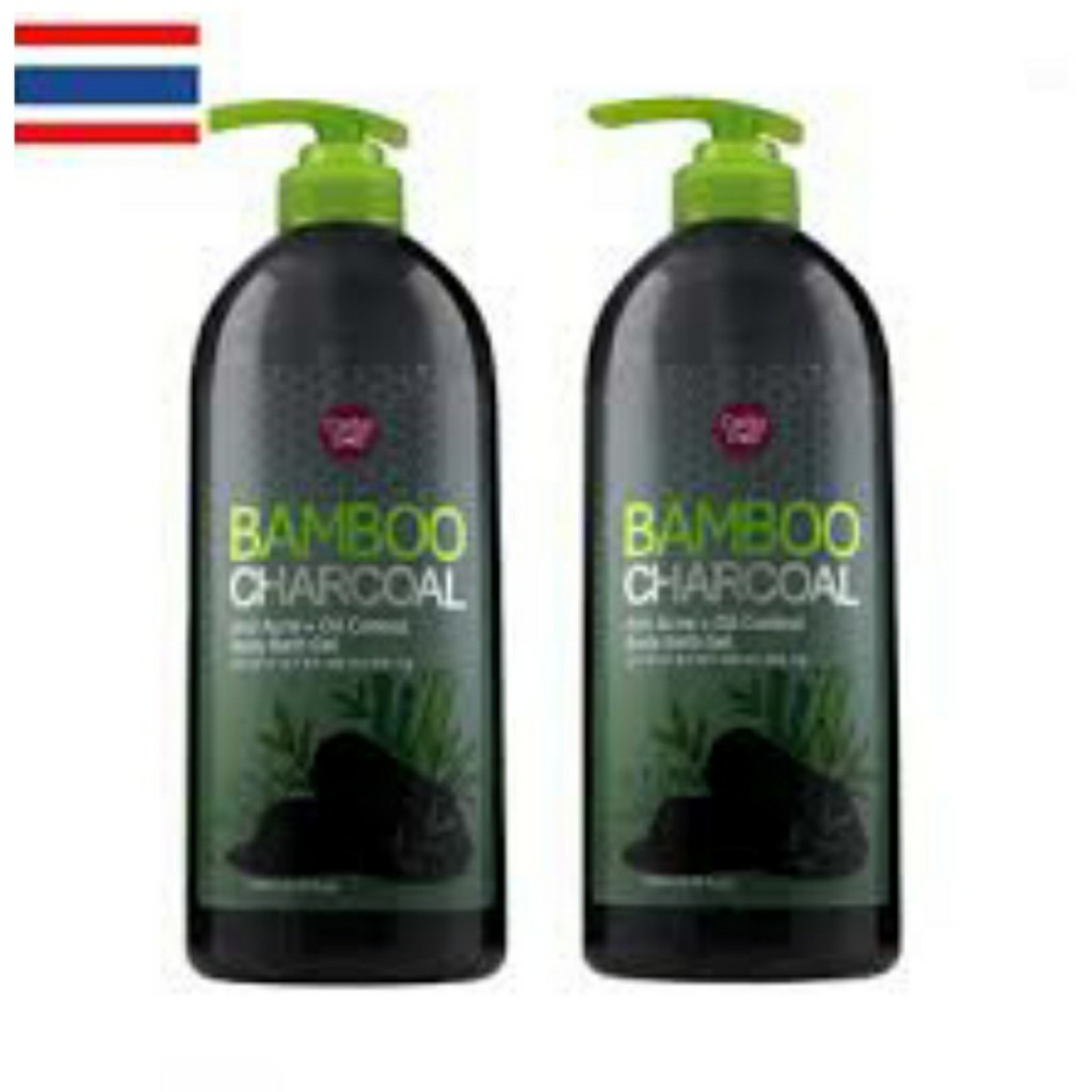 SỮA TẮM DƯỠNG DA LÀM GIẢM MỤN LƯNG BAMBOO CHARCOAL 500ML