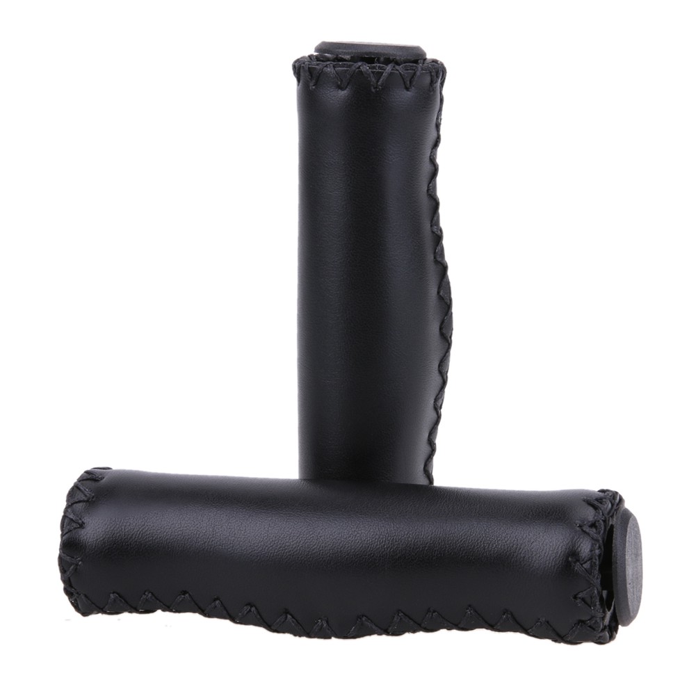 Bộ 2 tay nắm tay lái xe đạp MTB bằng da + mút