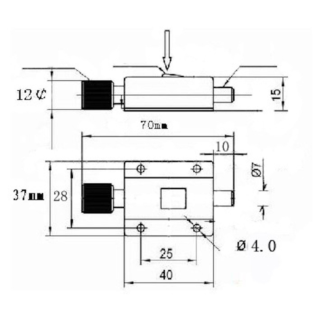 Chốt nhấn gài, chốt bấm gài, then cửa lò xo nhấn gài inox 304 size 37x70mm - TLX3770KI