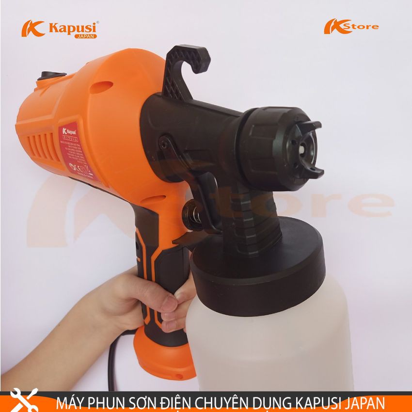 Máy phun sơn điện cậm tay 500W, tốc độ phun 650ml / phút, đường kích vòi phun 2.5mm