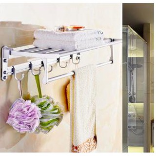 Giá treo khăn nhà tắm Inox 304 (LOẠI 1-CHÂN ĐẾ ĐẶC,CỰC CHẮC CHẮN)