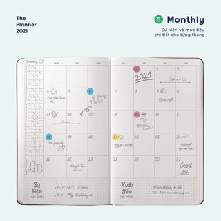 [NEW] Sổ Planner 2021 - Dot Grid