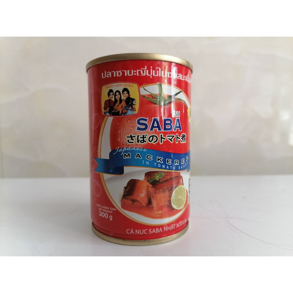 [300g] Cá nục saba Nhật xốt cà 3 Cô Gái [VN] THREE LADY COOKS Saba Japanese Mackerel in tomato sauce (bph-hk)