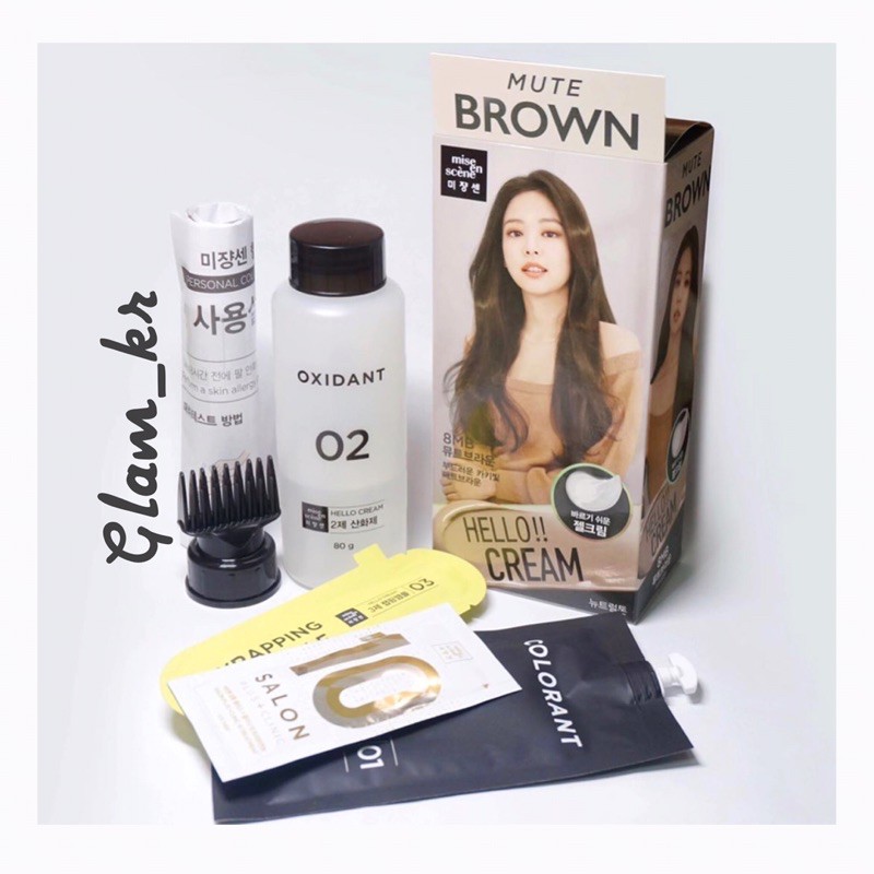 Thuốc nhuộm tóc Hello Cream Mise En Scene Blackpink 125g | BigBuy360 - bigbuy360.vn