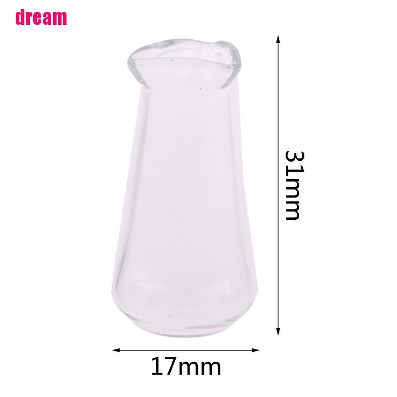 Bộ 5 mô hình cốc thủy tinh tỷ lệ 1:12 cho nhà búp bê