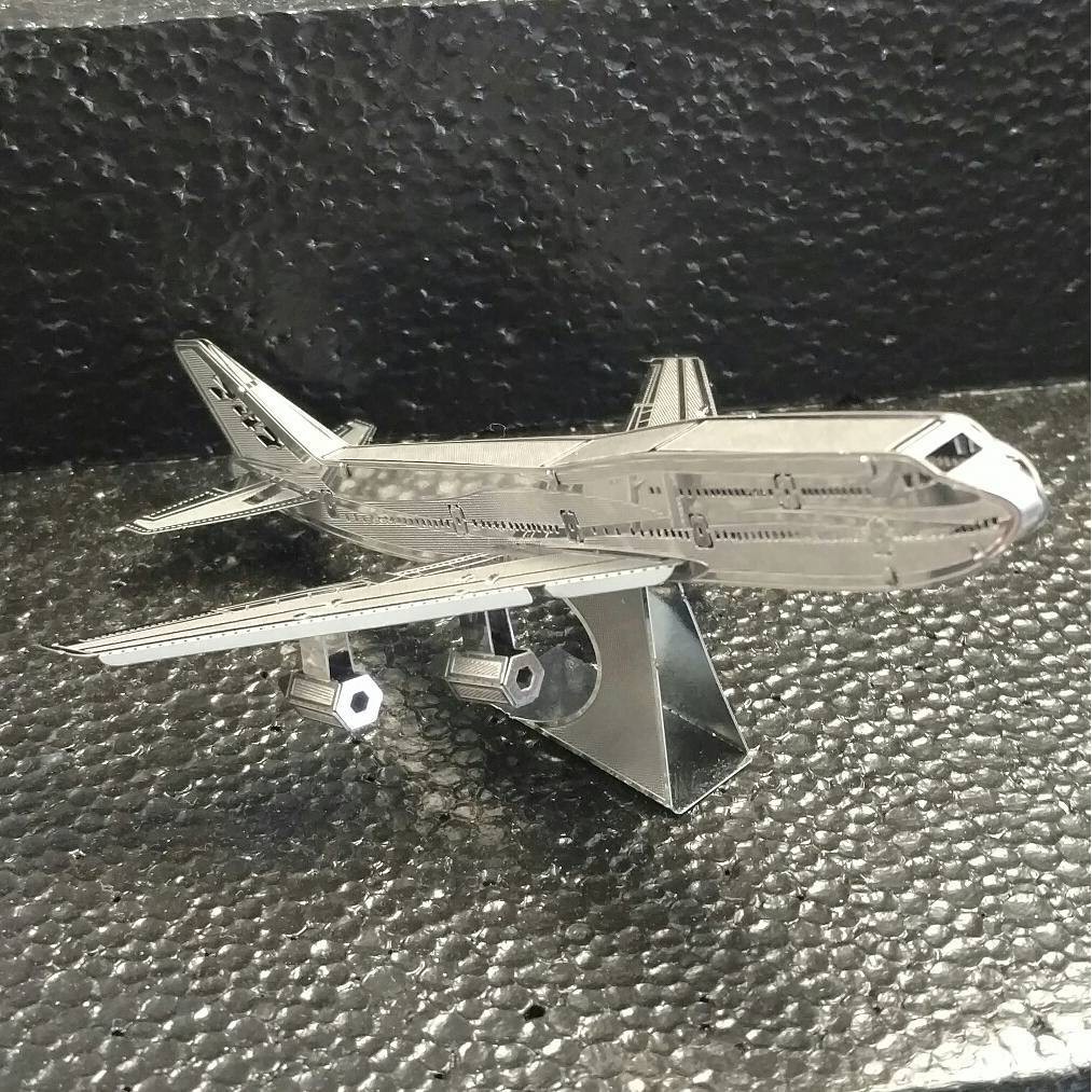 Mô Hình Lắp Ghép 3D Kim Loại Tự Ráp Máy Bay Boeing 747 - Chưa Lắp