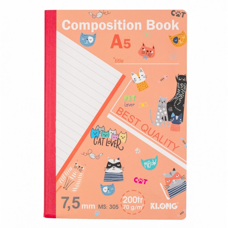 Sổ may dán gáy A5 - 200 trang KLONG 305