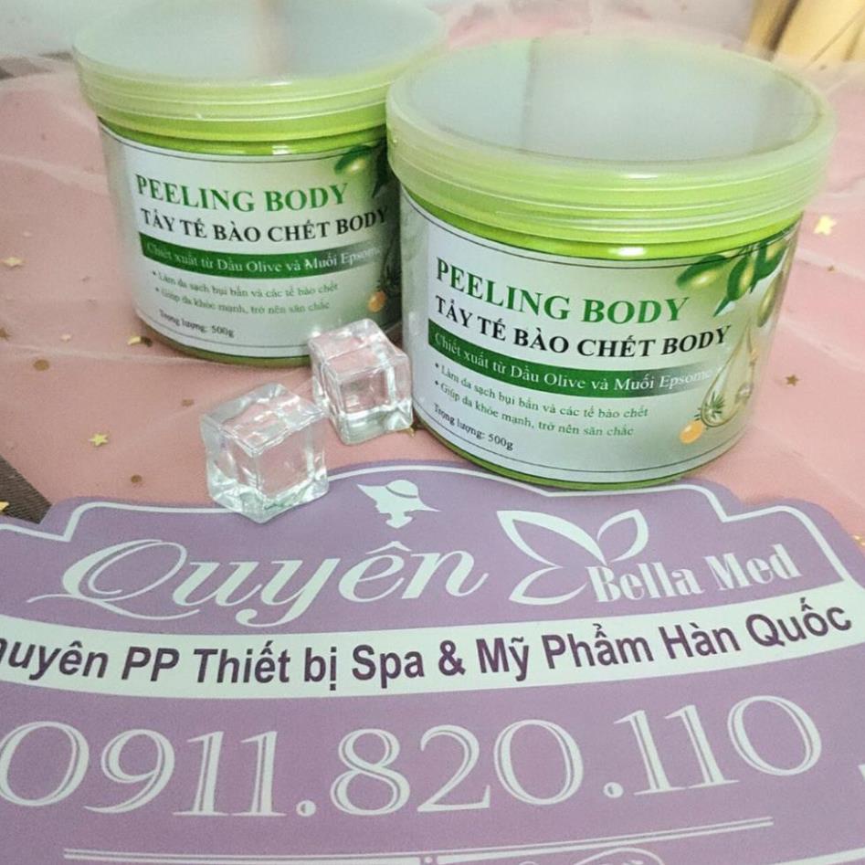 Tẩy tế bào chết body thiên nhiên dạng muối tẩy hộp 500g