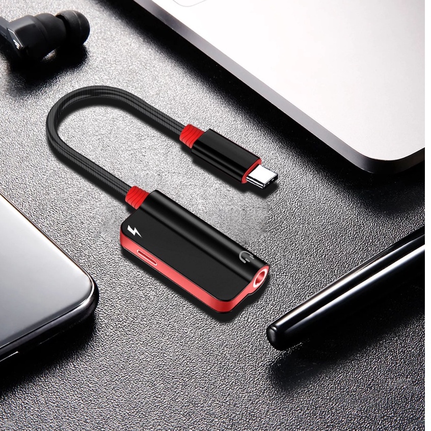 Jack chuyển đổi tai nghe FENGZHI LIFE U3/Y3 từ chân sạc type c sang 3.5mm