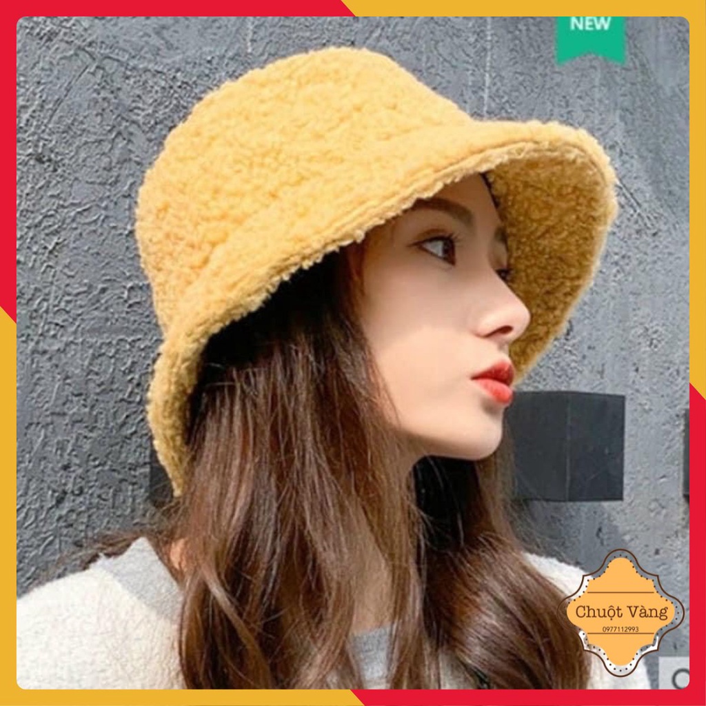 MŨ LEN LÔNG CỪU HÀN QUỐC BEANIE