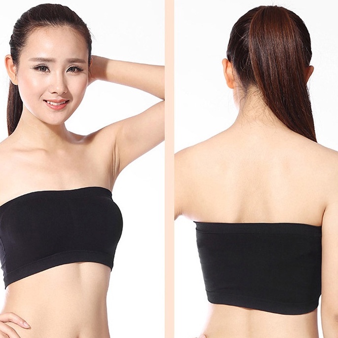 Áo bra nữ không dây - Áo ngực không gọng mút mỏng cúp ngang VALICA B7735