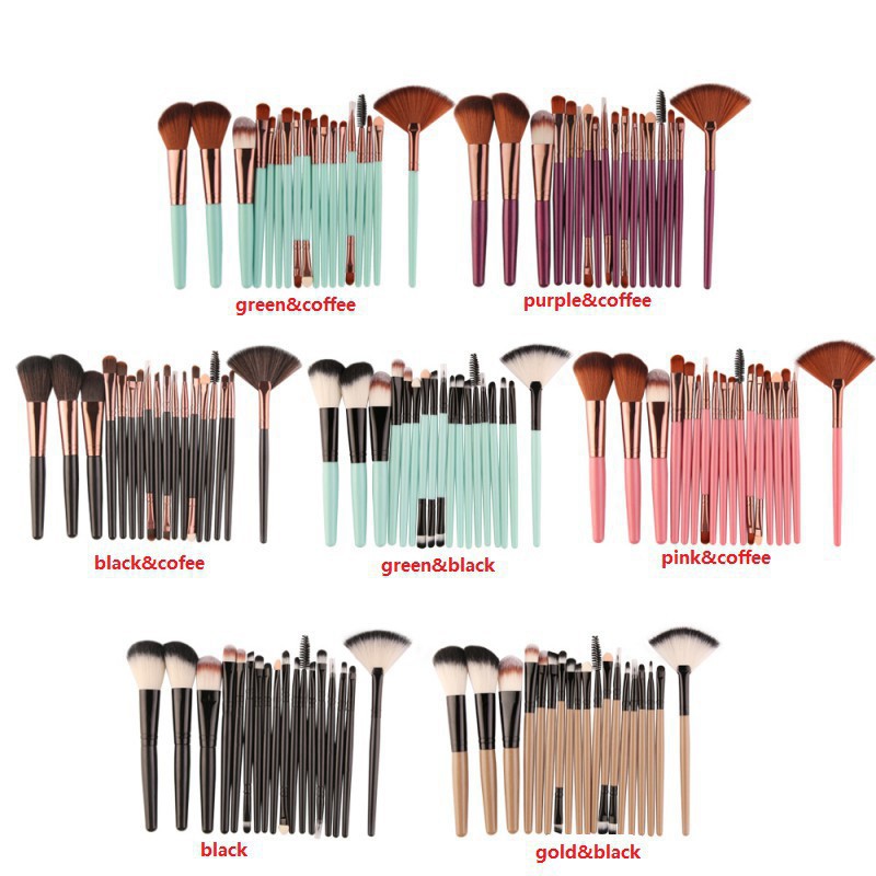MAANGE Set 18 cọ trang điểm chuyên nghiệp