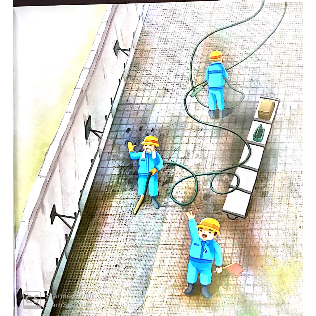 Sách - Thế Giới Xe Công Trình: Xe Trộn Bê Tông Vất Vả (Tái Bản 2019)