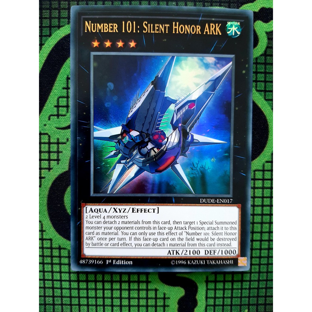 THẺ BÀI YUGIOH Number 101: Silent Honor ARK - DUDE-EN017 - Ultra Rare 1st Edition