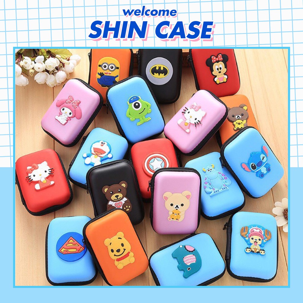 Bao Đựng Cho Phụ Kiện Tai Nghe Bluetooth Dây Cáp Sạc Pin Dự Phòng – Shin Case