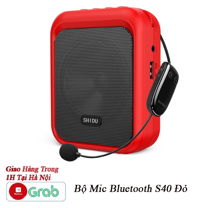 Loa trợ giảng bluetooth Shidu, mic trợ giảng không dây.