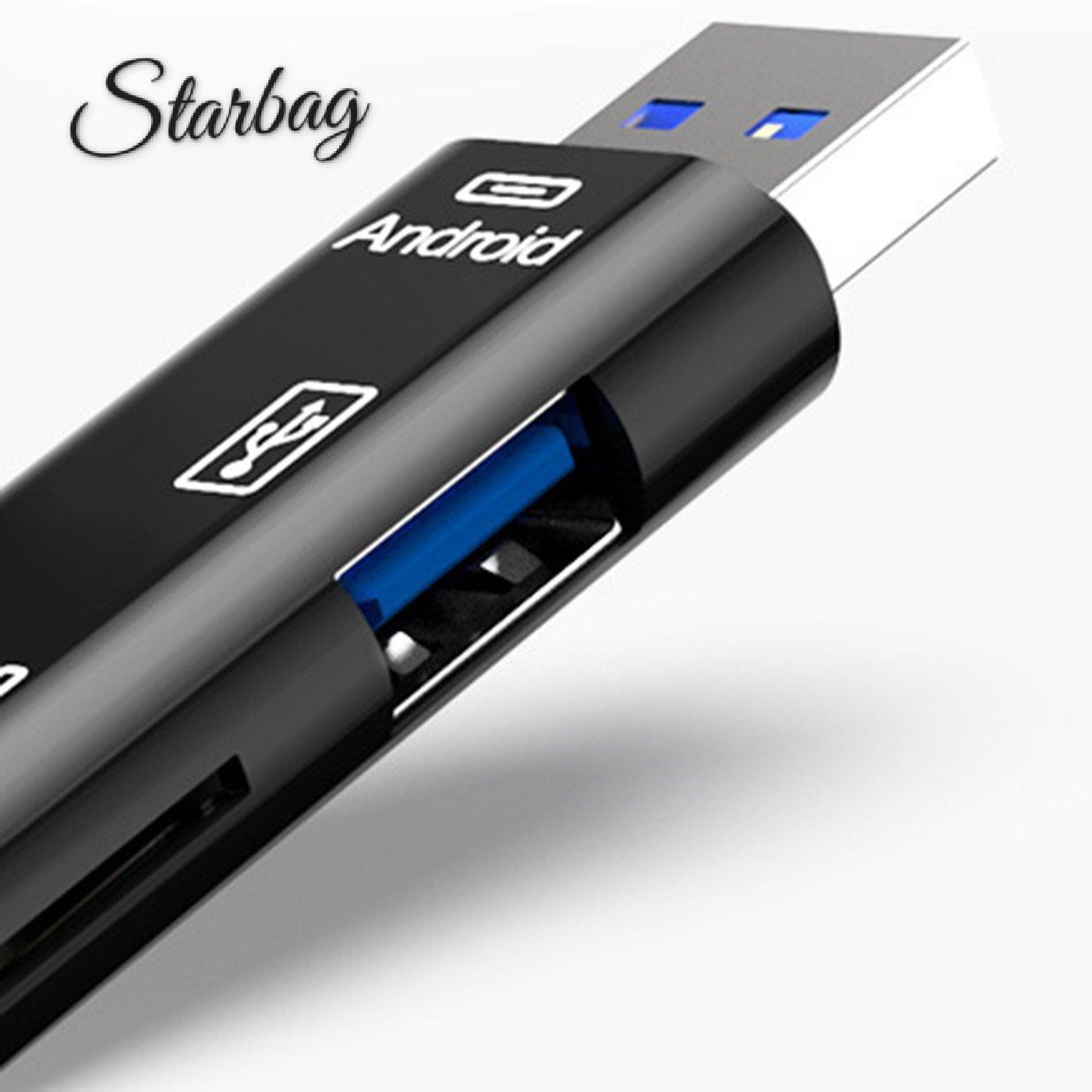 Đầu Đọc Thẻ Nhớ Usb 3.0 3 Trong 1 Chất Lượng Cao | BigBuy360 - bigbuy360.vn