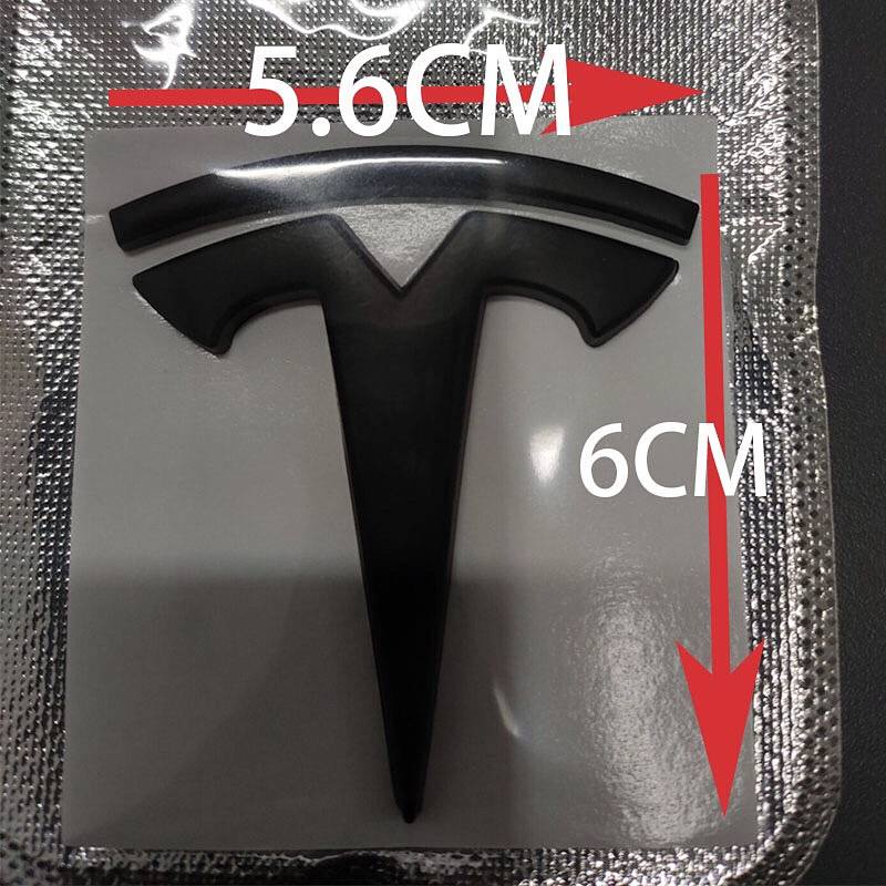 FENDER Sticker Kim Loại Hình Logo Tesla Dán Trang Trí Xe Hơi