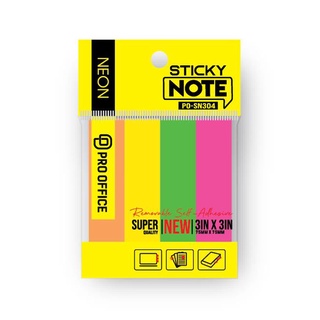 GIẤY NOTE 4 MÀU DẠ QUANG