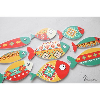 Decor cá dán tường siêu xinh (sỉ inbox)