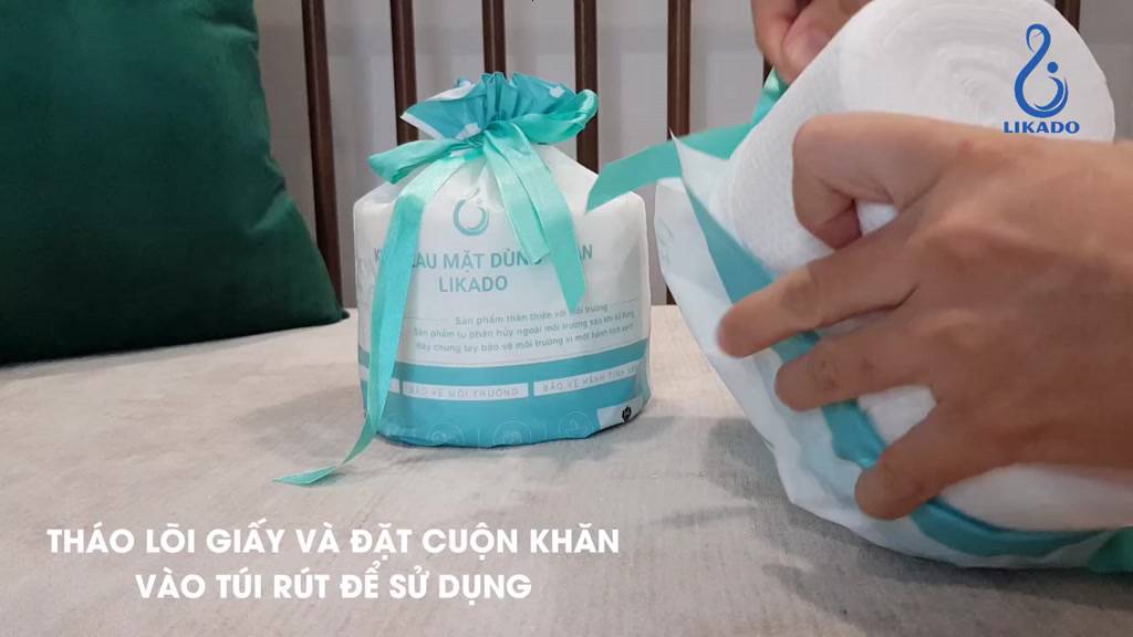 Khăn lau mặt dùng 1 lần spa 50/80 khăn LIKADO kích thước (20x20cm) | BigBuy360 - bigbuy360.vn