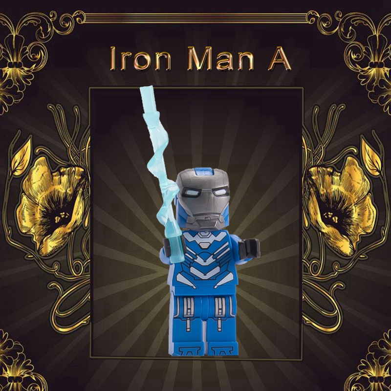 Đồ Chơi Lắp Ráp Mô Hình Nhân Vật Iron Man Stan Lee War