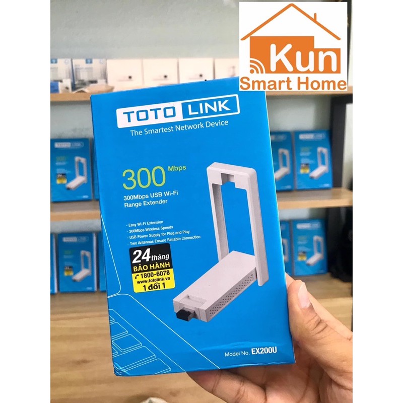 Mở rộng sóng wifi Totolink EX200u chính hãng